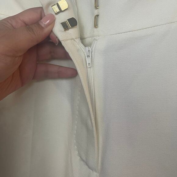Carolina Herrera neutral cream dress pants size 10 NWT - Picture 6 of 12